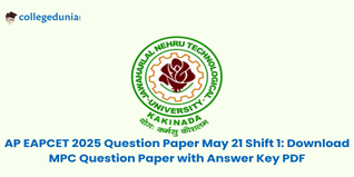 AP EAPCET (AP EAMCET) 2025 Question Paper May 21 Shift 1 (Available): Download Solutions with Answer Key